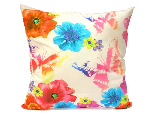 Flower/butterfly cushion