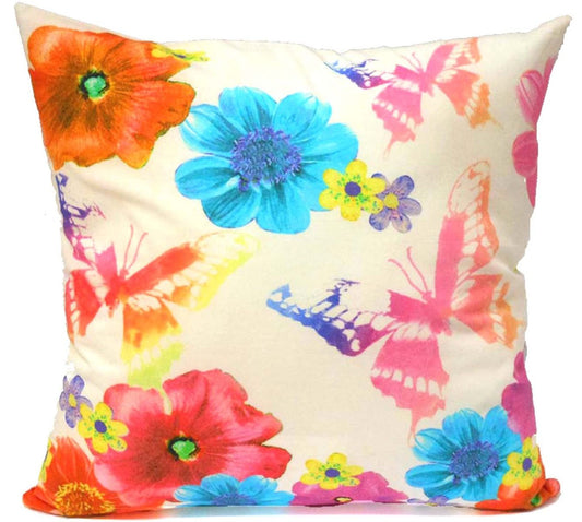 Flower/butterfly cushion