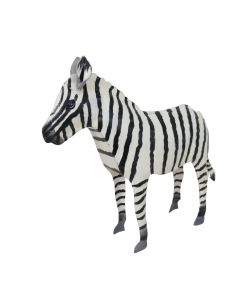 Small painted zebra 23x20x6 cm