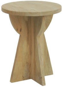 Light oak finish side table