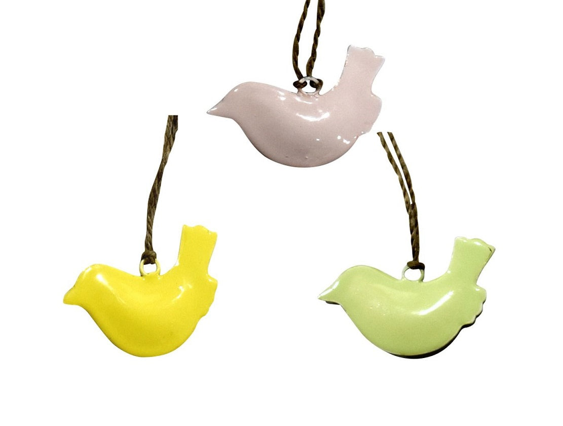 Set of 3 Coloured Birds