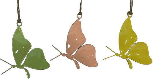Set of 3 Coloured Butterflies