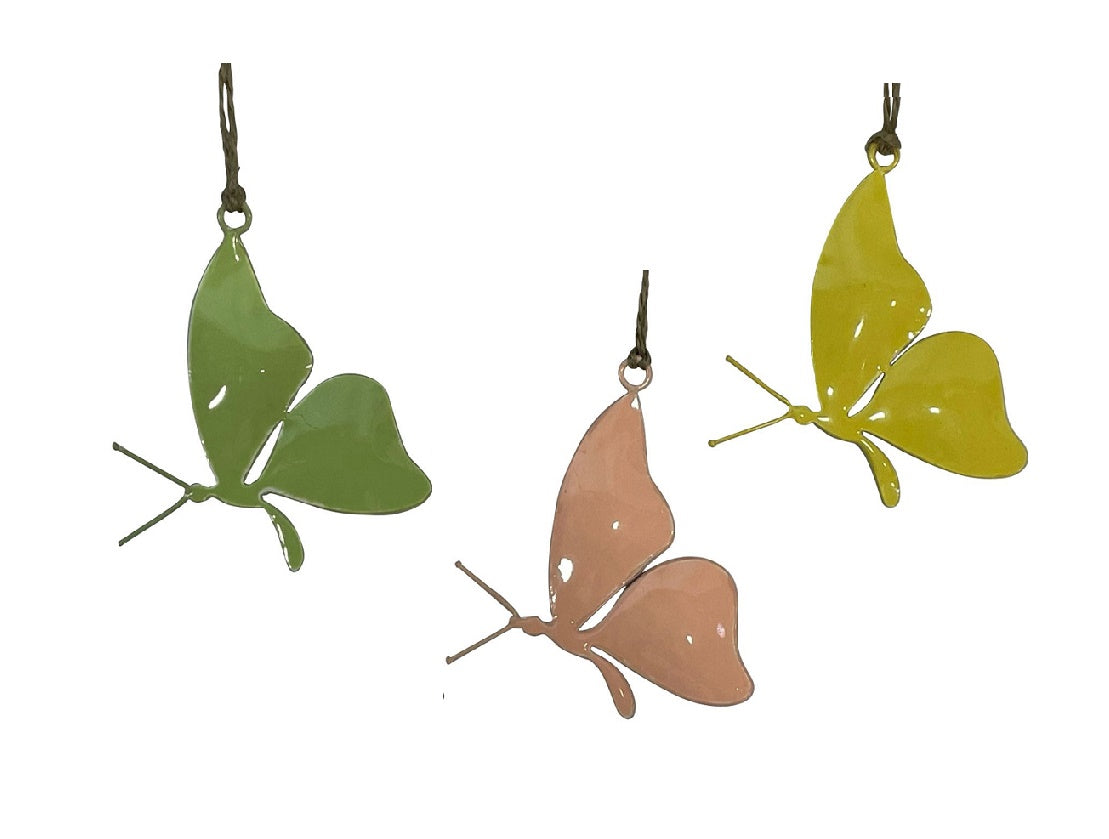 Set of 3 Coloured Butterflies