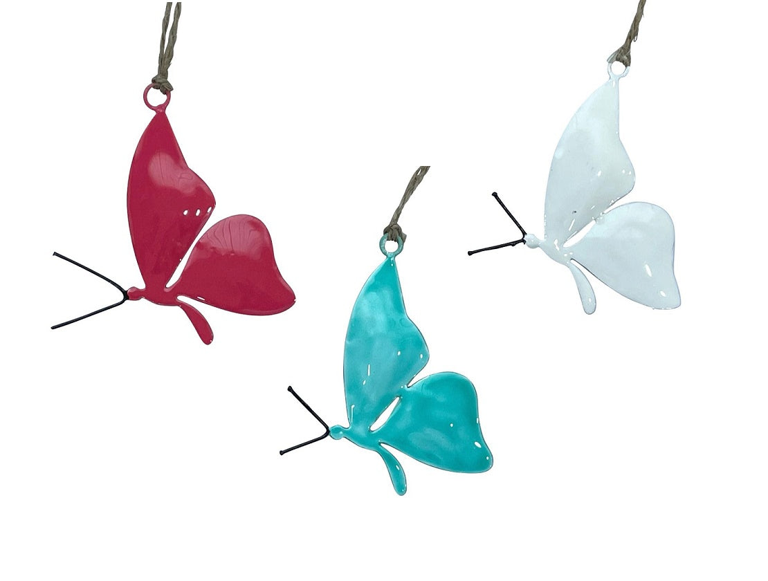 Set of 3 Coloured Butterflies
