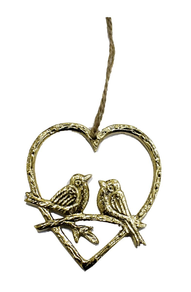 Brass Birds on a Branch Hanging Ornament - Sale!