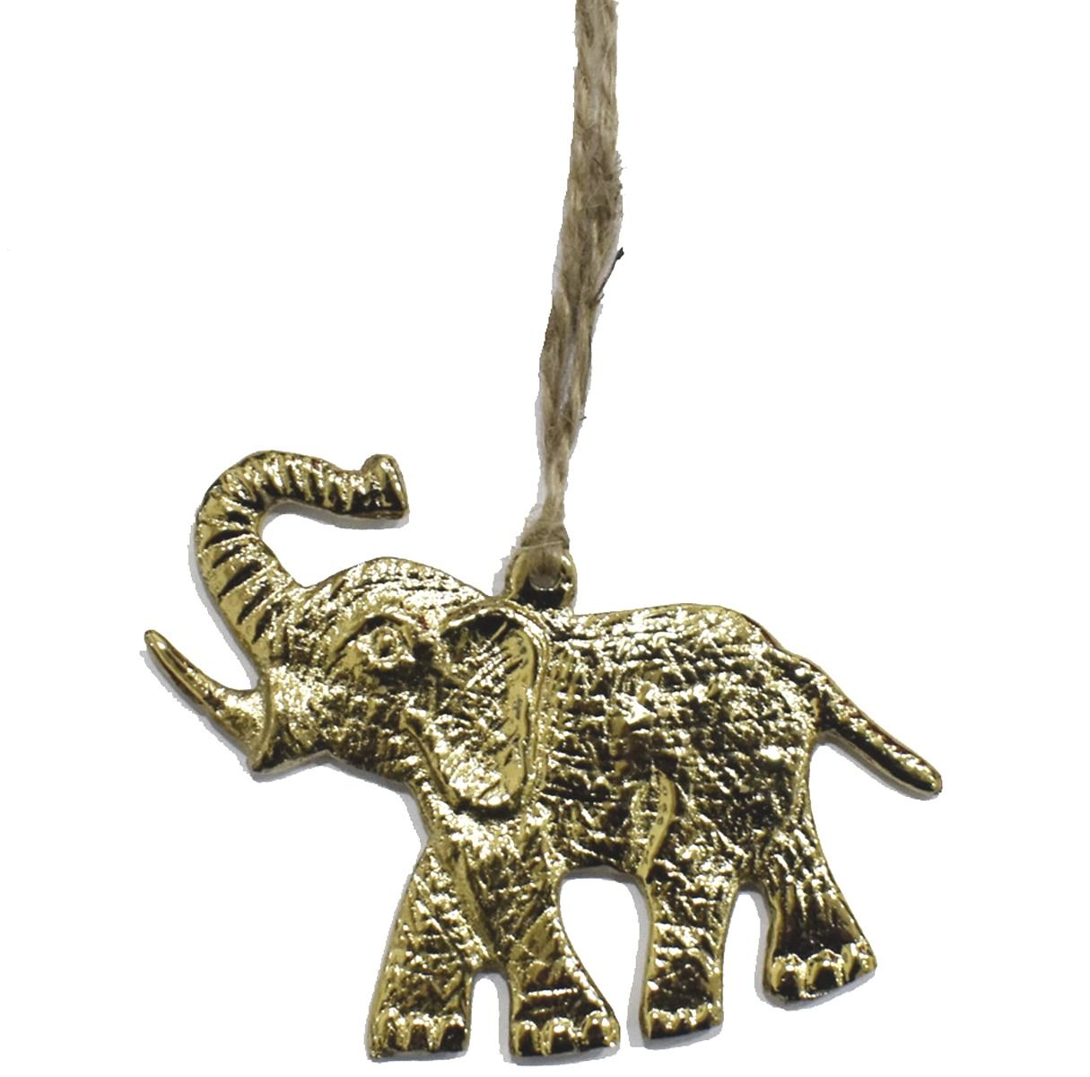 Brass Elephant Hanging Ornament - Sale!