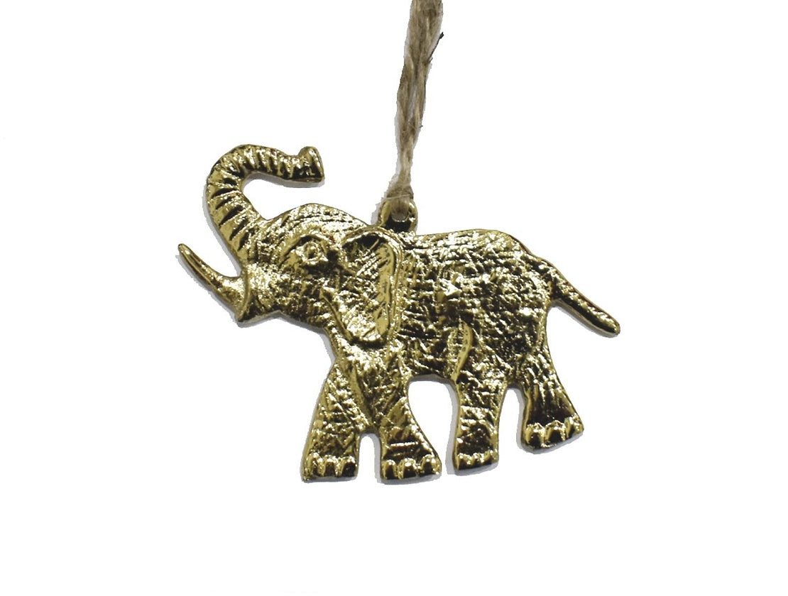 Brass Elephant Hanging Ornament - Sale!
