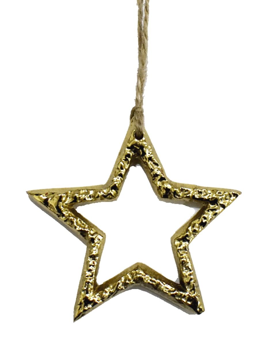 Brass Star Hanging Ornament - Sale!