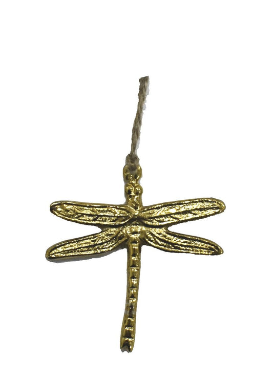 Brass Dragonfly Hanging Ornament - Sale!