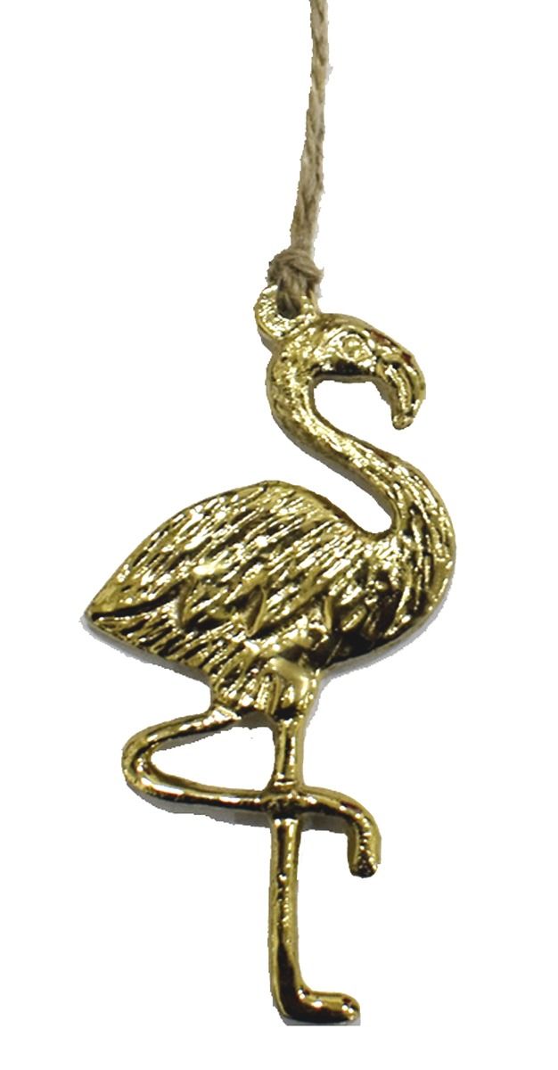 Brass Flamingo Hanging Ornament - Sale!