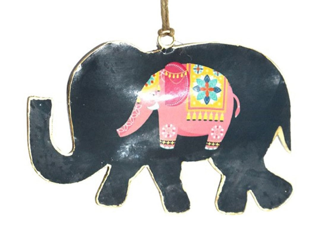 Elephant with Pink Elephant Design