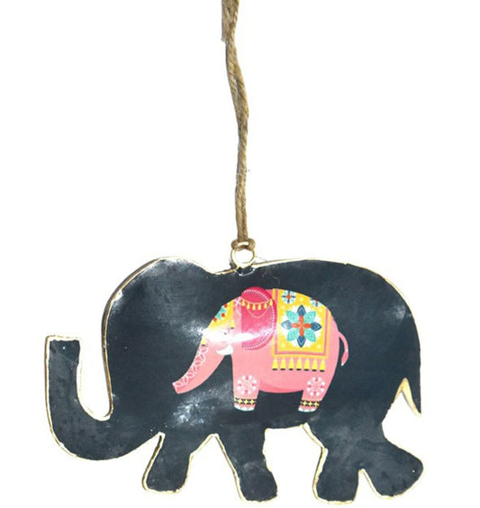 Elephant with Pink Elephant Design