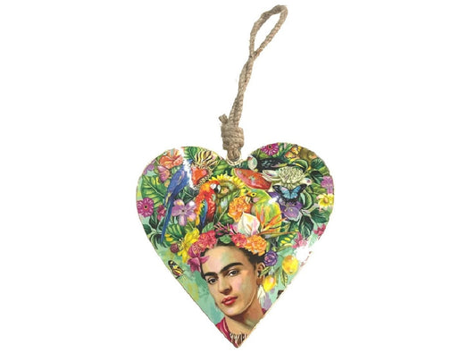 Frida Heart with Flowers
