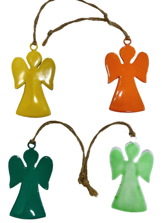 Set of 4 Coloured Angels