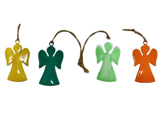 Set of 4 Coloured Angels