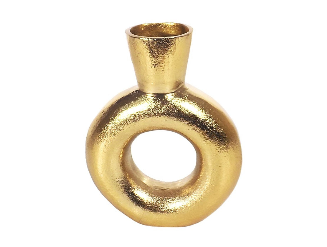 Gold Donut Vase