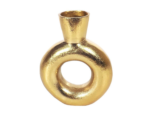 Gold Donut Vase