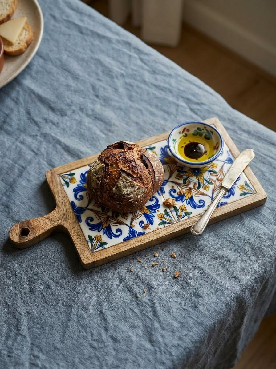 Royal Azulejo Double Tapas Board