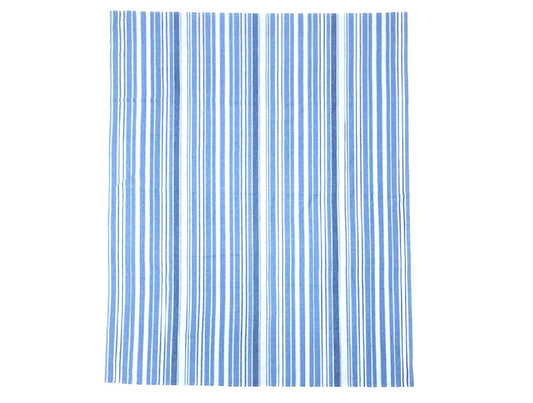 Blue Stripe Small Cotton Tablecloth