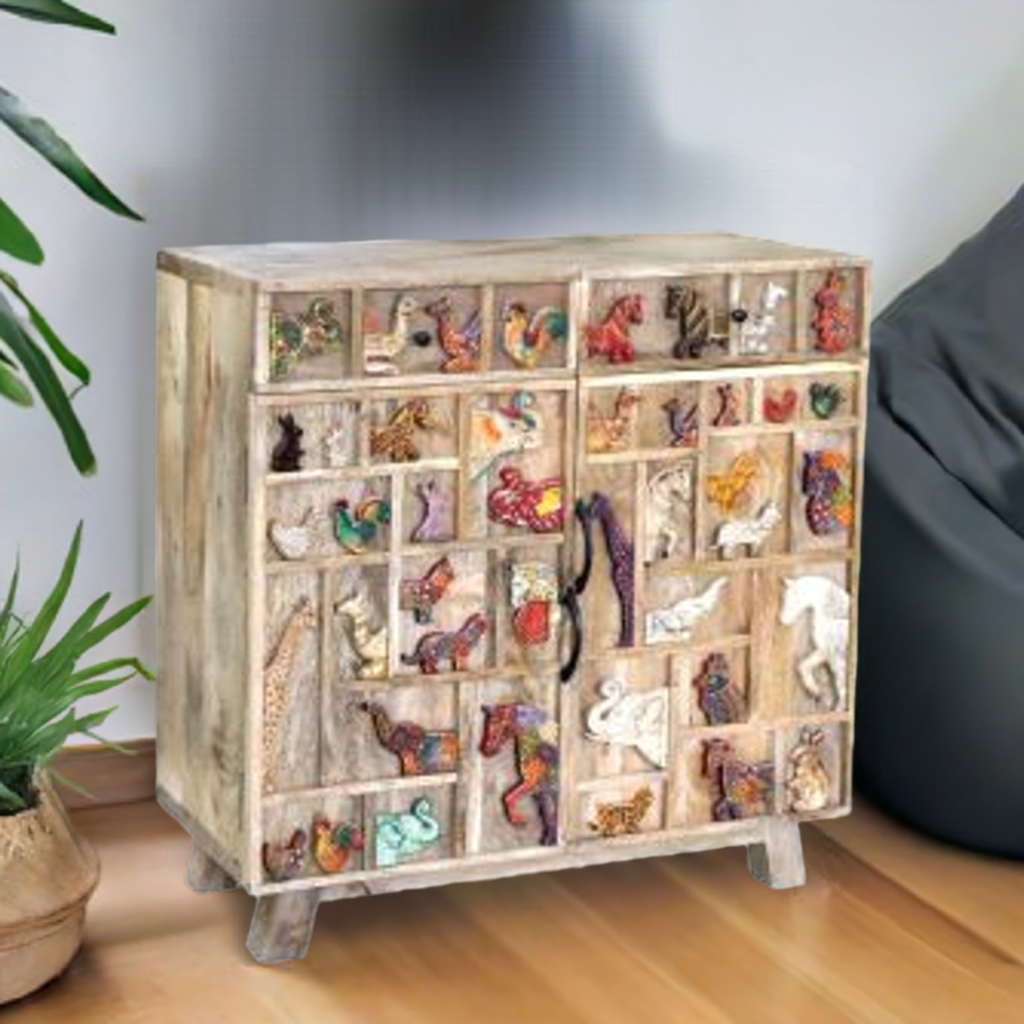 Animal Design Sideboard Cabinet - Sale!