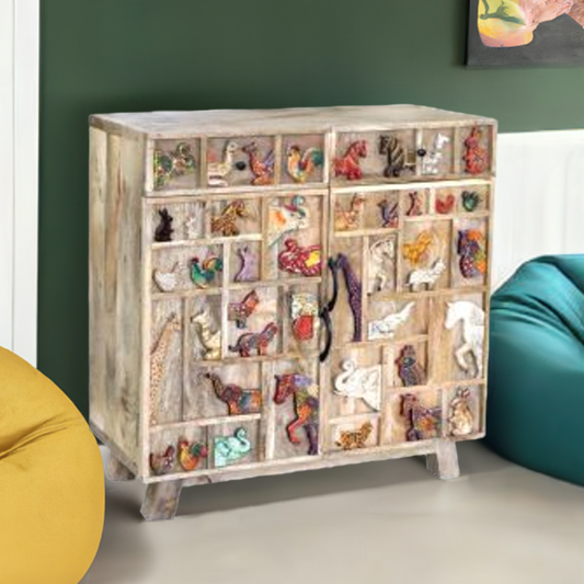 Animal Design Sideboard Cabinet - Sale!