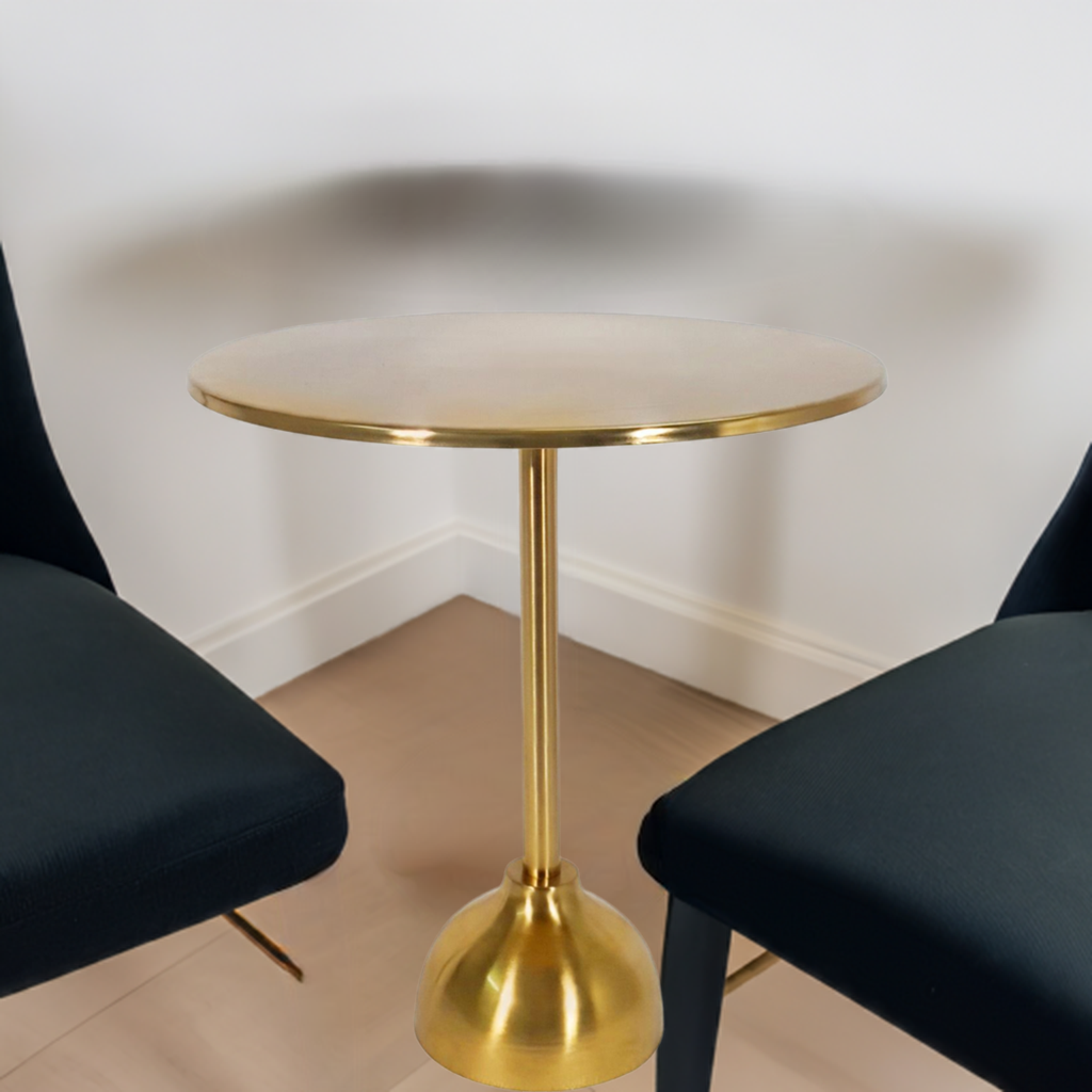 Gold Brushed Brass Side Table