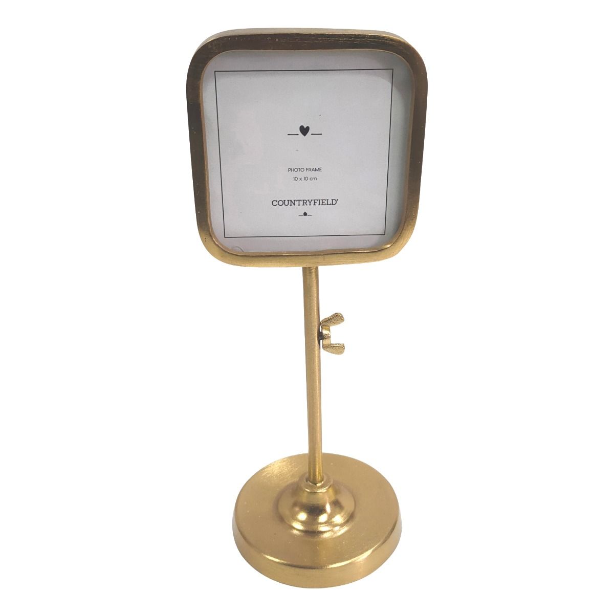 Brass frame on stand