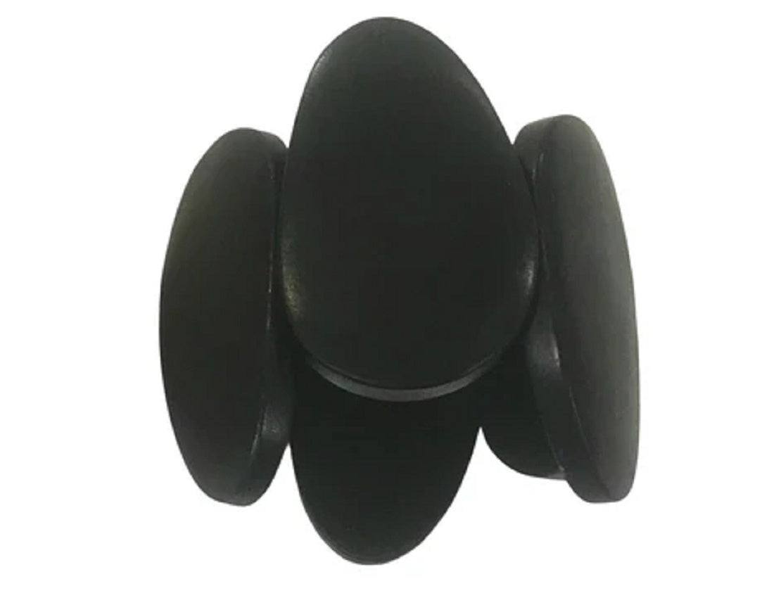Chunky Black Wooden Bracelet