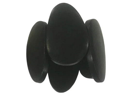 Chunky Black Wooden Bracelet