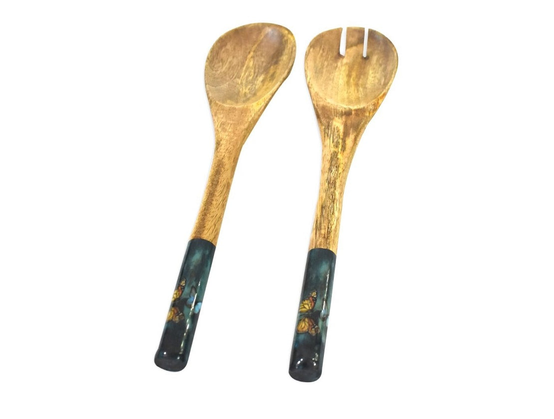 30 cm butterfly salad servers