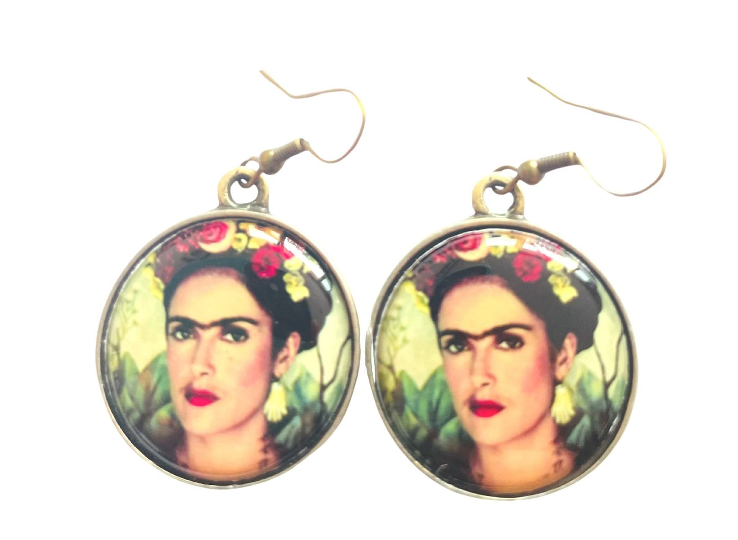 Frida Red Flower Earrings