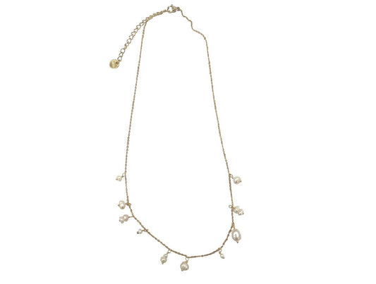 Dainty Freshwater Pearl Beaded Necklace