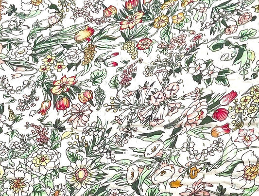 Liberty Digital-Print Small Tablecloth