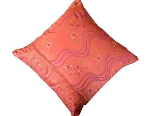 Silk Terracotta Cushion