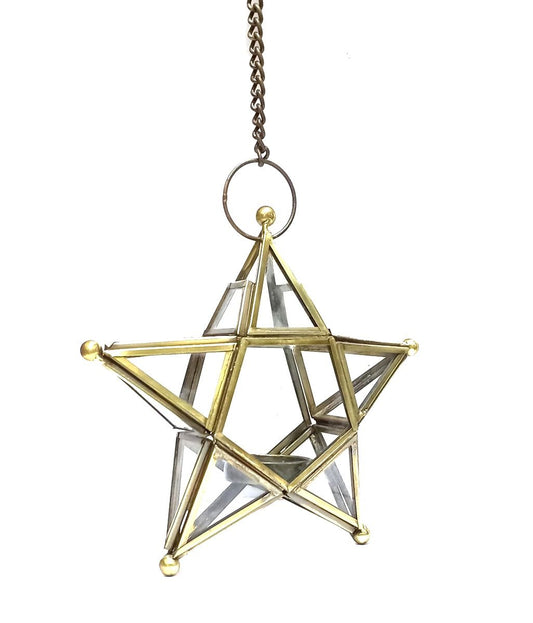 Hanging Star Shaped Tealight Candle Holder