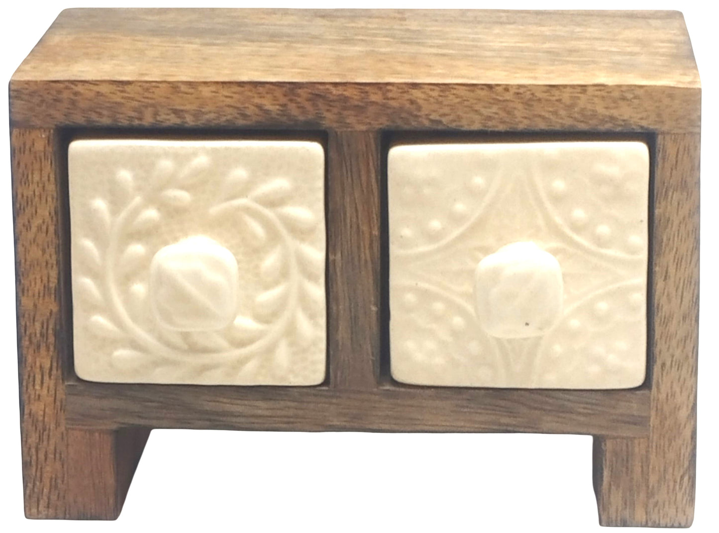 Artisan Embossed 2 Drawer Mini Chest
