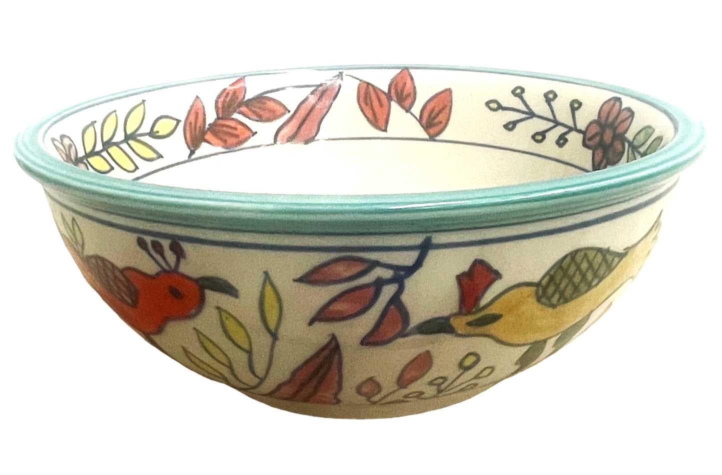 Song Birds Deep Salad Bowl