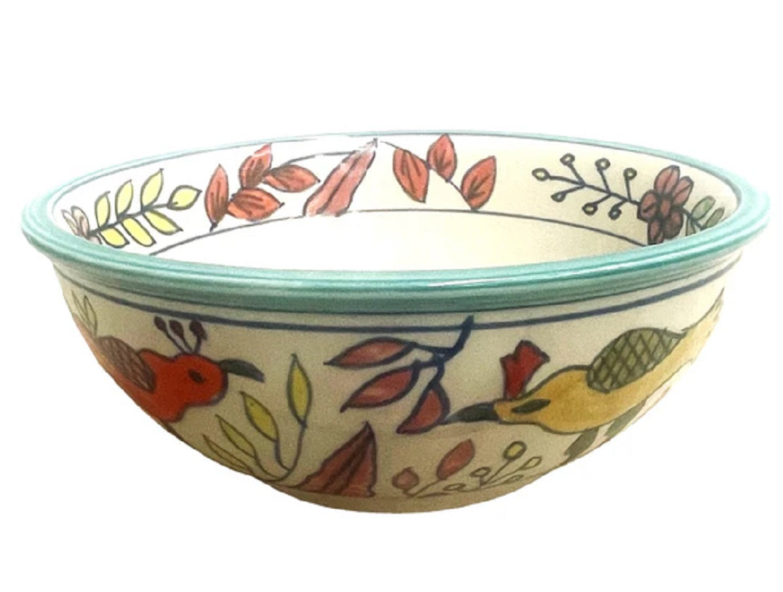 Song Birds Deep Salad Bowl
