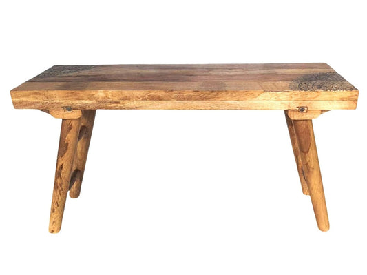 Wooden Mandala Bench