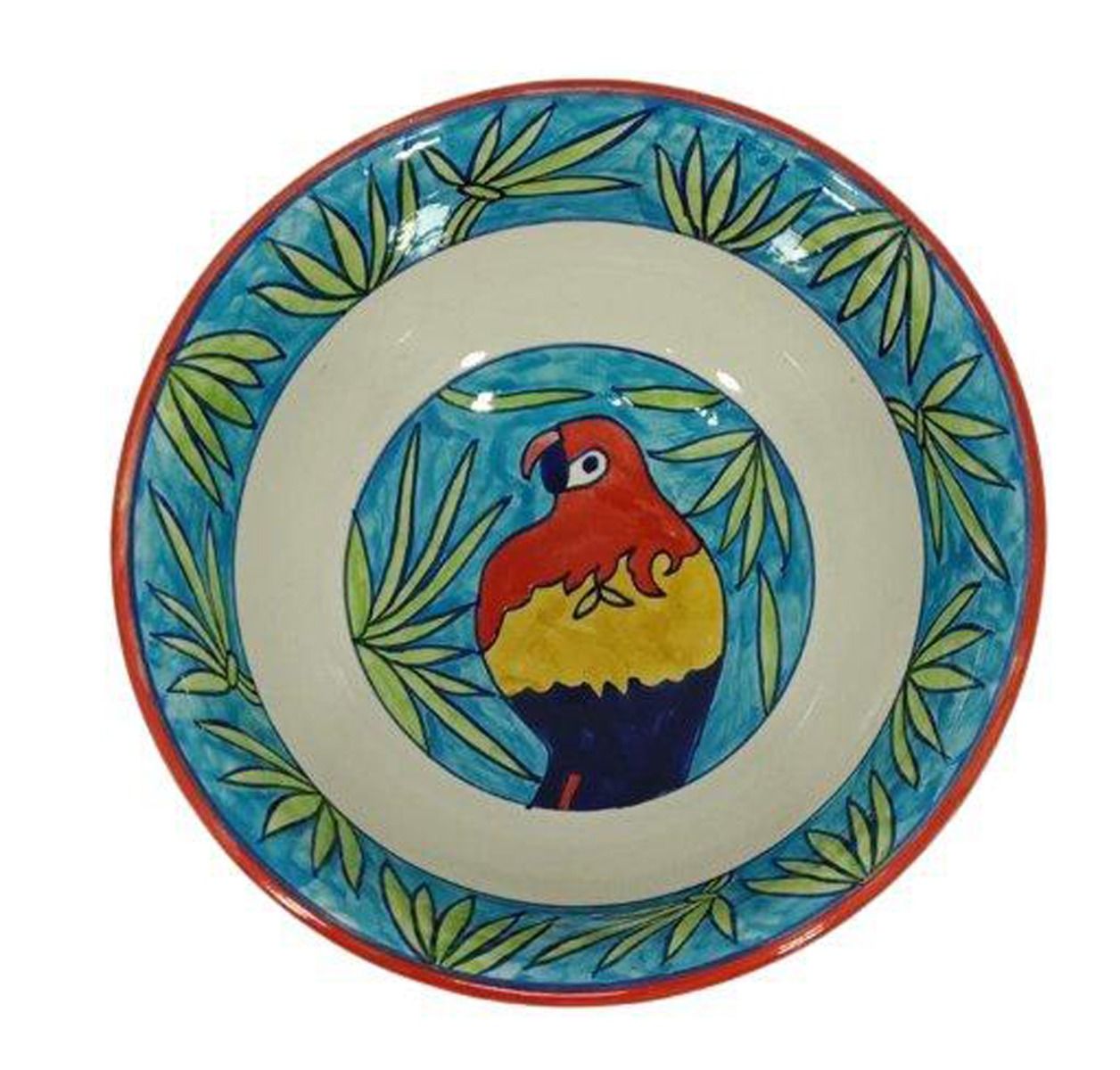 Salad Bowl in Parrot Design