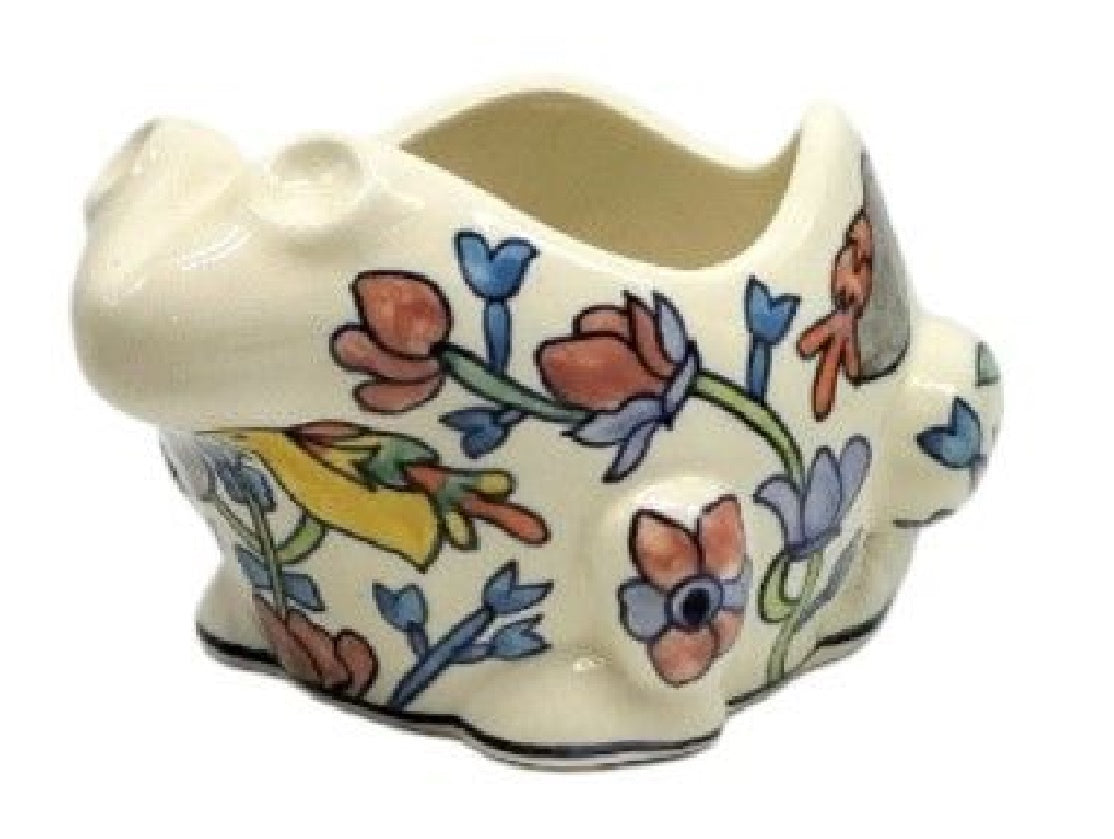 Two Birds Ceramic Frog Planter