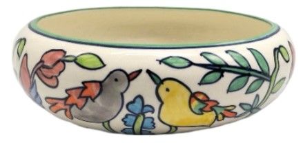 Two Birds Ceramic Salad Bowl