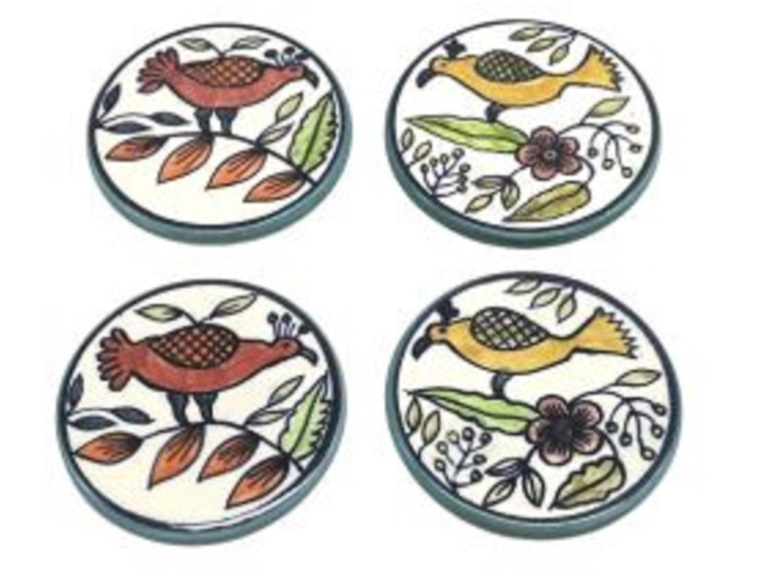 Set of Bird Duo Coasters