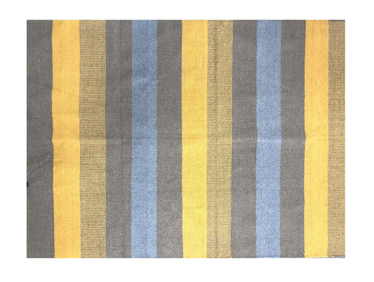 Blue/Grey/yellow kilim rug