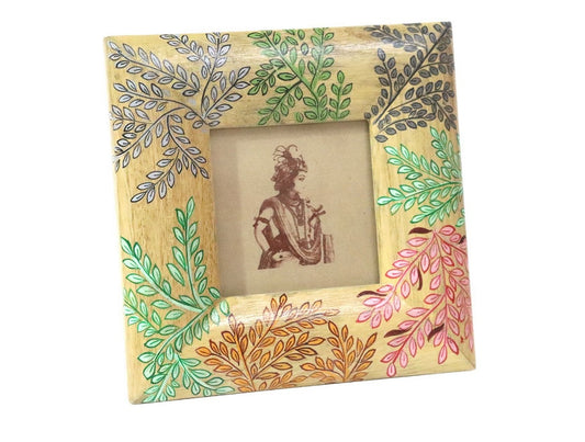 Hand Painted Wooden Square Frame