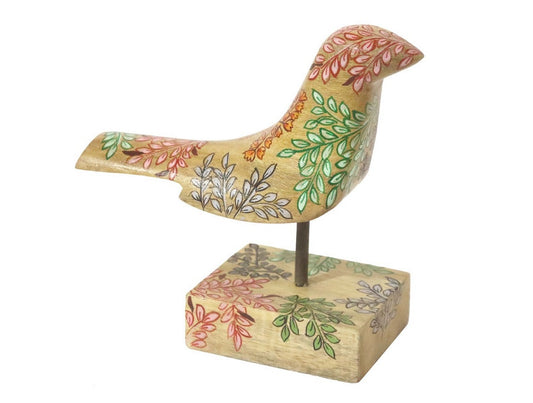 Hand Painted Wooden Bird