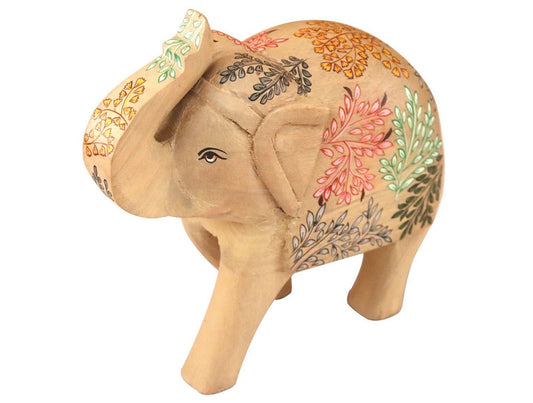 Hand Painted Wooden Elephant