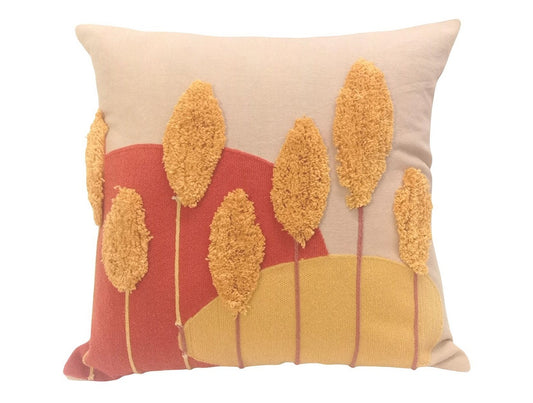 Tufted Sunset Wheat Cushion