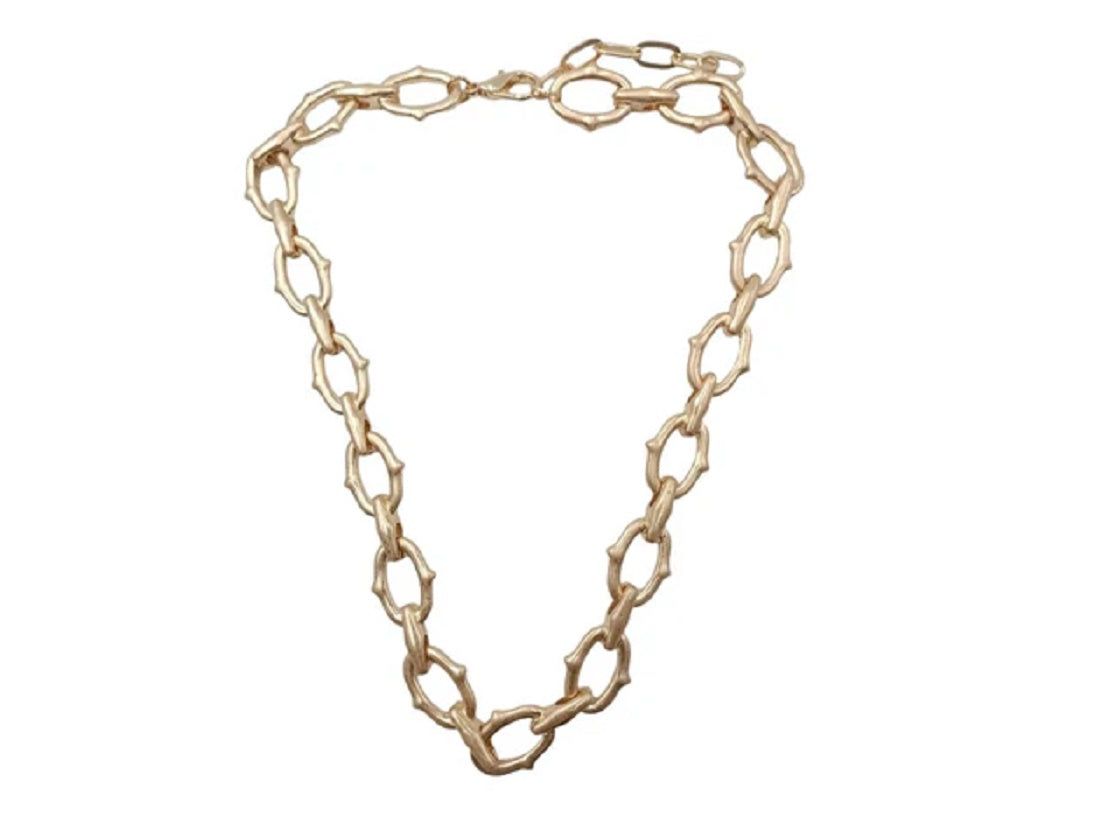Gold Chain Link Necklace