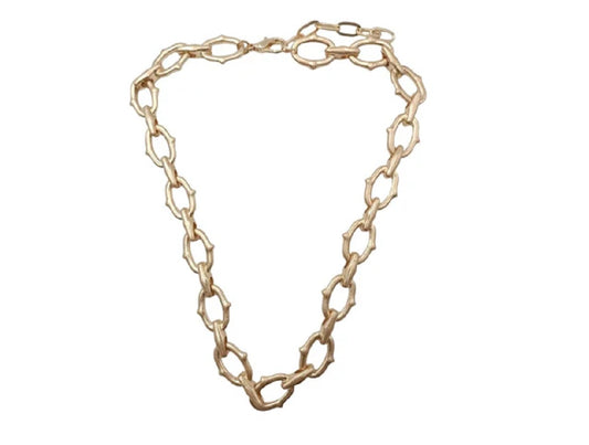 Gold Chain Link Necklace